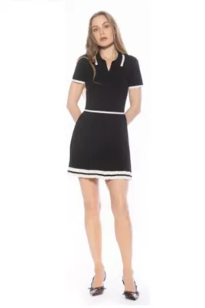 Jasmine Pleated Knit Dress