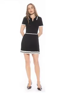 Jasmine Pleated Knit Dress