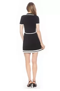 Jasmine Pleated Knit Dress