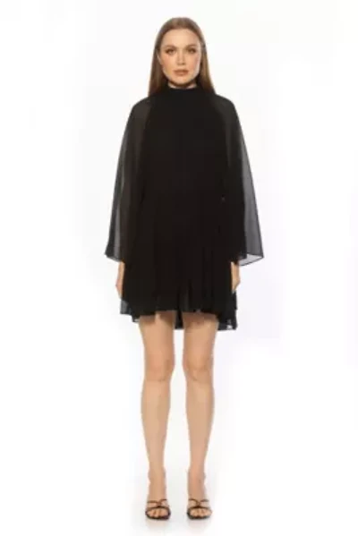 Pamela Mockneck Ruffle Shift Dress