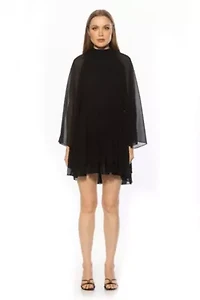 Pamela Mockneck Ruffle Shift Dress