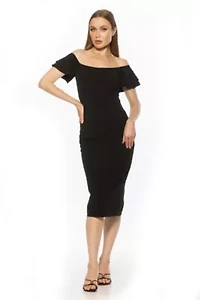 Winston Flutter Sleeve Sheath Dress