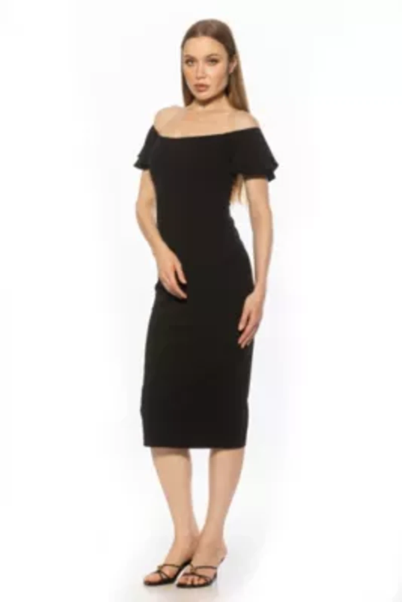 Winston Flutter Sleeve Sheath Dress