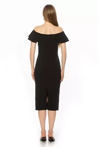 Winston Flutter Sleeve Sheath Dress