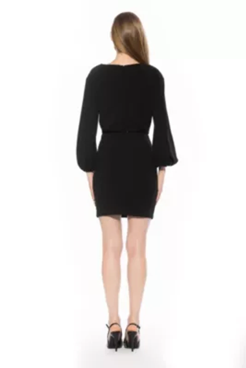 Rowe Boatneck Blouson Sleeve Dress
