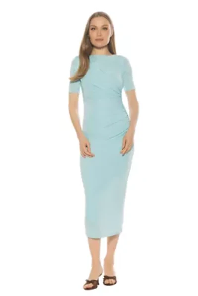 Thoren Long Sleeve Drapped Dress