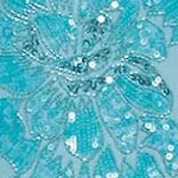 Sequin V-Neck Gown