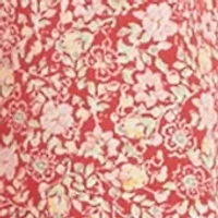 Juniors' Long Sleeve Smocked Square Neck Dress