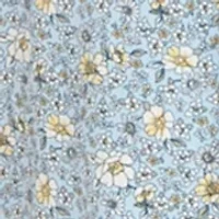 Juniors' Tie Front Smocked Waist Dress