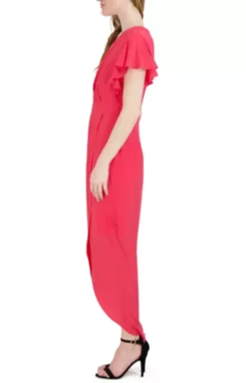 RUFFLE SLV TULIP HEM