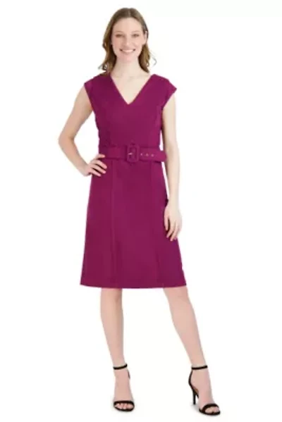 NECK DRESS WITH  BELT
