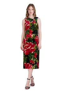 ASSYMETRICAL NECKLINE DRESS