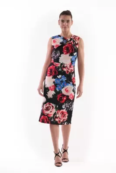 KEYHOLE MIDI DRESS