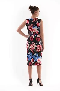 KEYHOLE MIDI DRESS