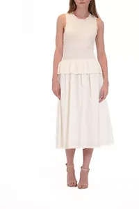 SCOOP NECK DRESS