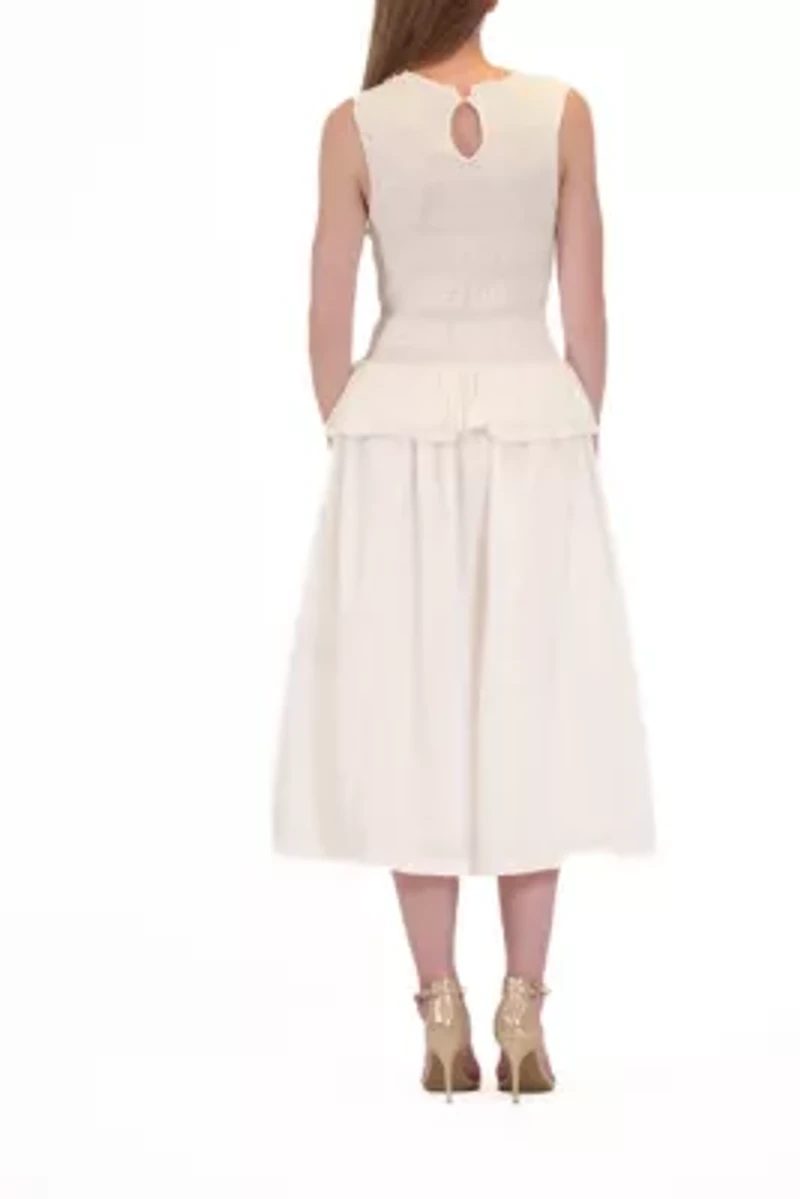 SCOOP NECK DRESS