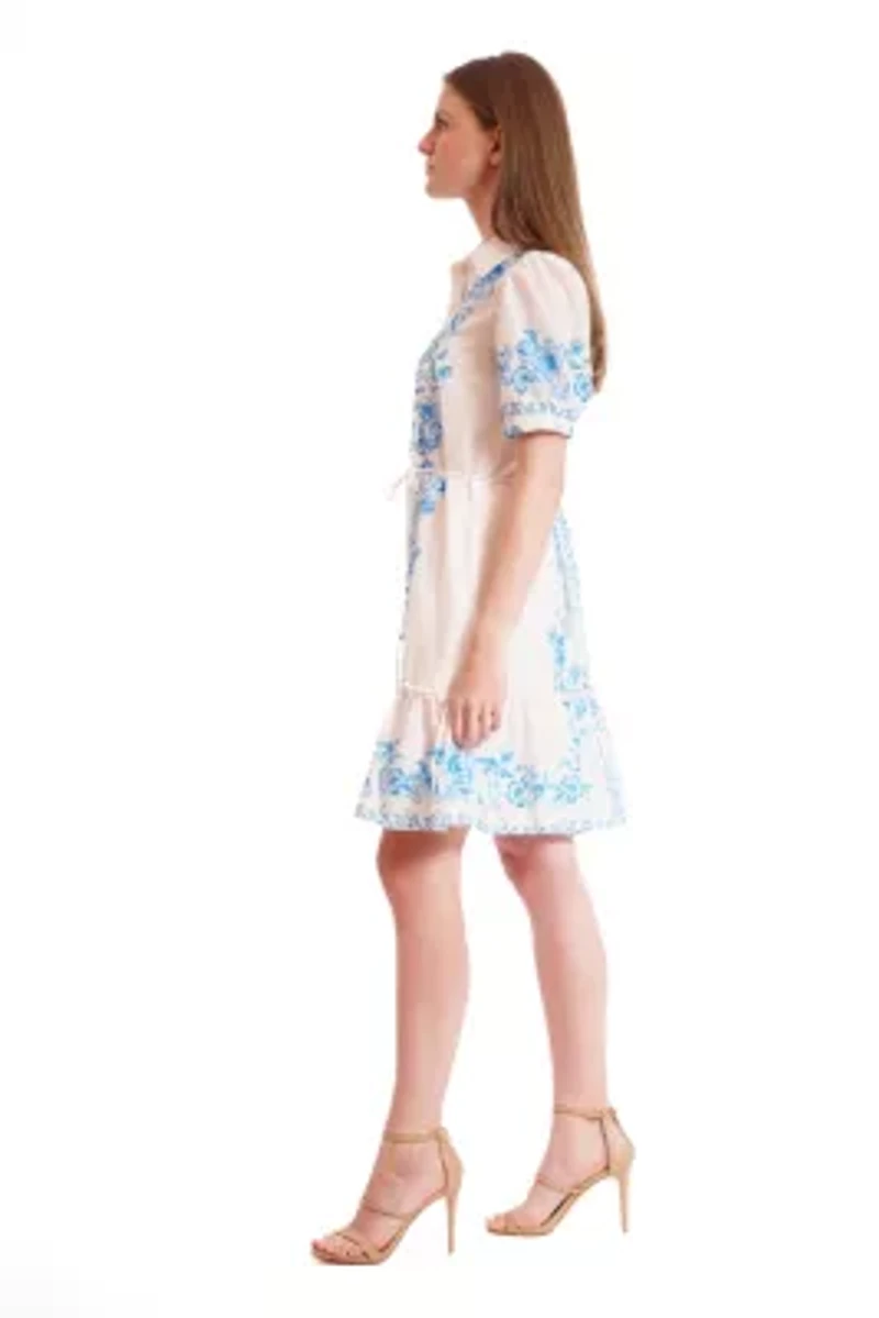COLLARED SHIRT DRESS