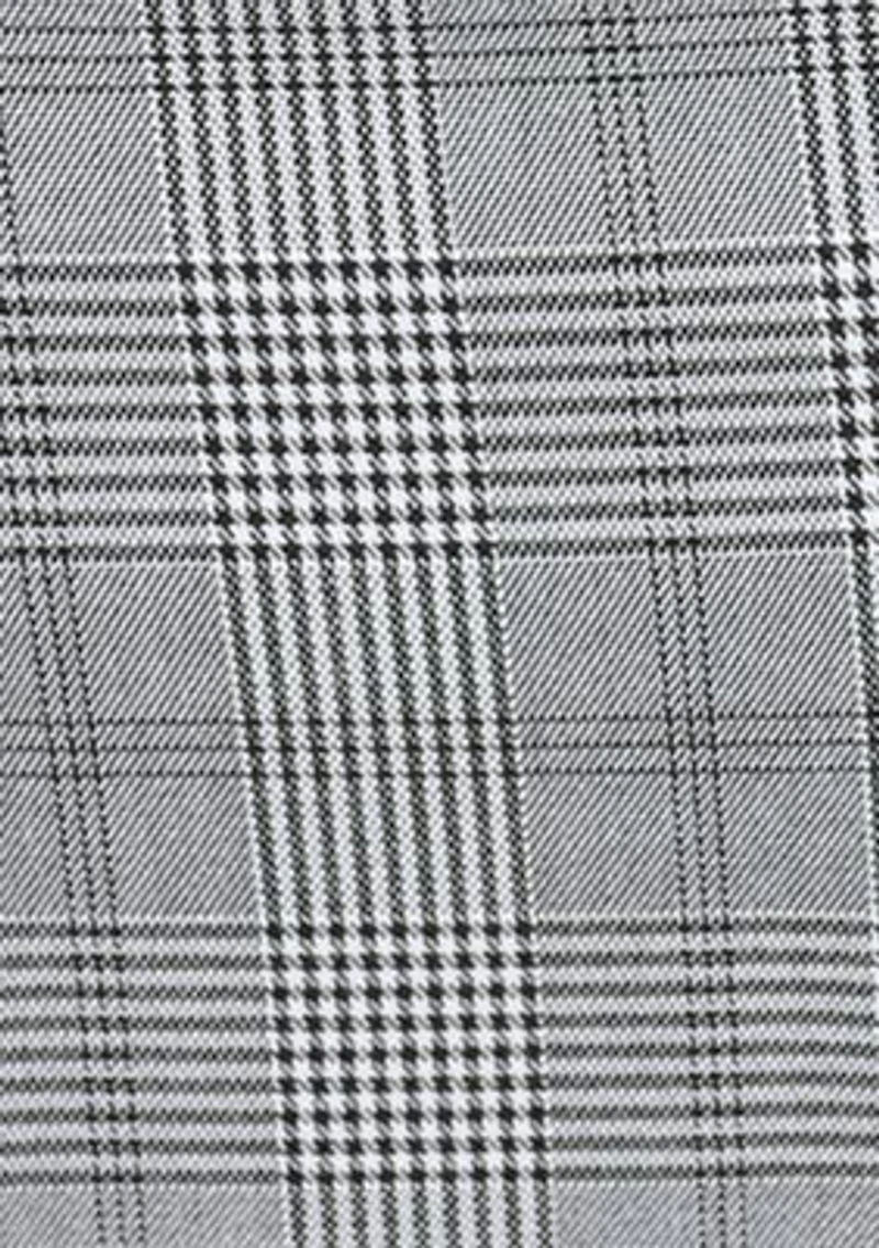 Women's Long Sleeve Plaid Button Sheath Dress