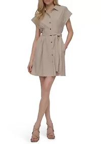 Women's Collared A-Line Dress