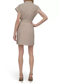 Women's Collared A-Line Dress