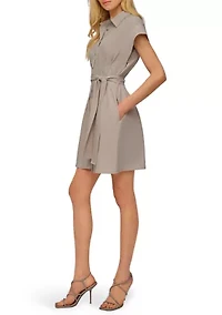 Women's Collared A-Line Dress
