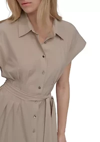 Women's Collared A-Line Dress