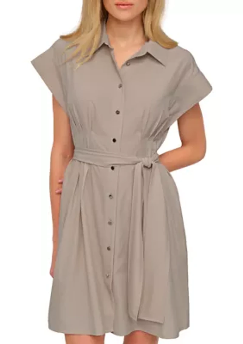 Women's Collared A-Line Dress