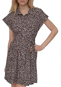Women's Animal Printed A-Line Dress