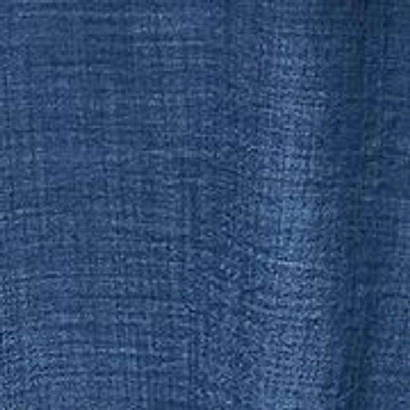 Women's V-Neck Denim Midi Dress