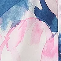 Women's Promo Long Sleeve Printed Chiffon Shirtdress