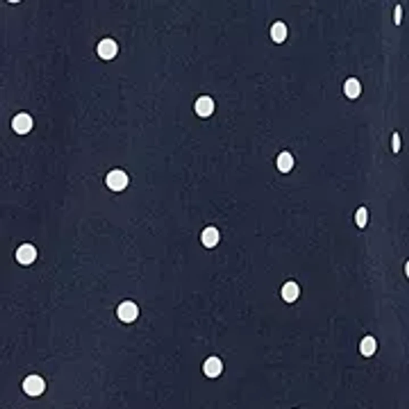 Women's Polka Dot Tie Waist Shirtdress