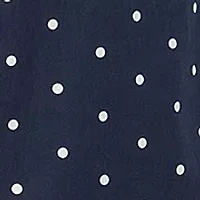 Women's Polka Dot Tie Waist Shirtdress