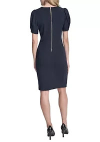 Women's Scuba Sheath Dress