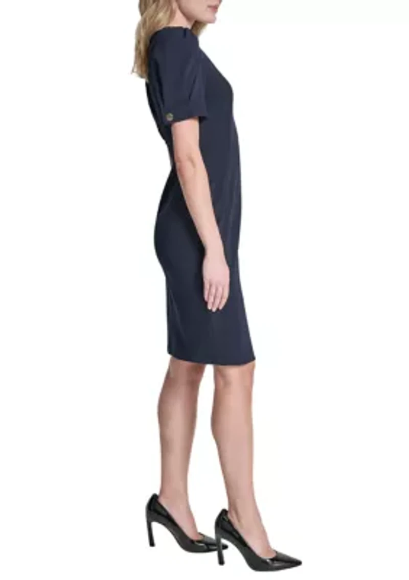 Women's Scuba Sheath Dress