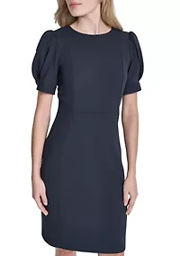 Women's Scuba Sheath Dress