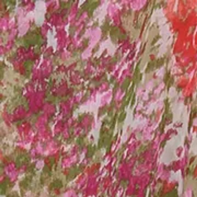 Women's Floral Printed V-Neck A-Line Dress