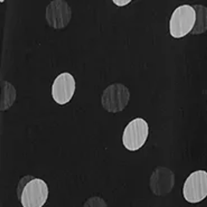 Women's Dot Printed V-Neck Fit and Flare Dress