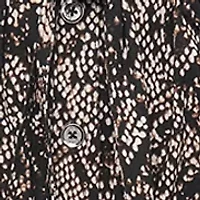 Women's Long Sleeve Printed Shirt Dress