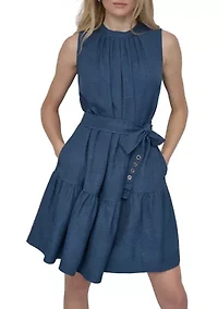 Women's Ruffle Hem A-Line Dress
