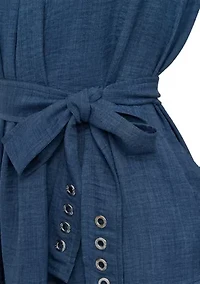 Women's Ruffle Hem A-Line Dress