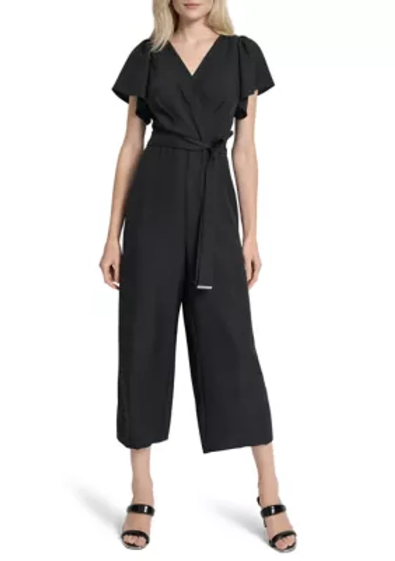 Women's Short Sleeve Jumpsuit