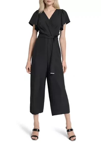 Women's Short Sleeve Jumpsuit