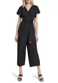 Women's Short Sleeve Jumpsuit