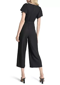 Women's Short Sleeve Jumpsuit