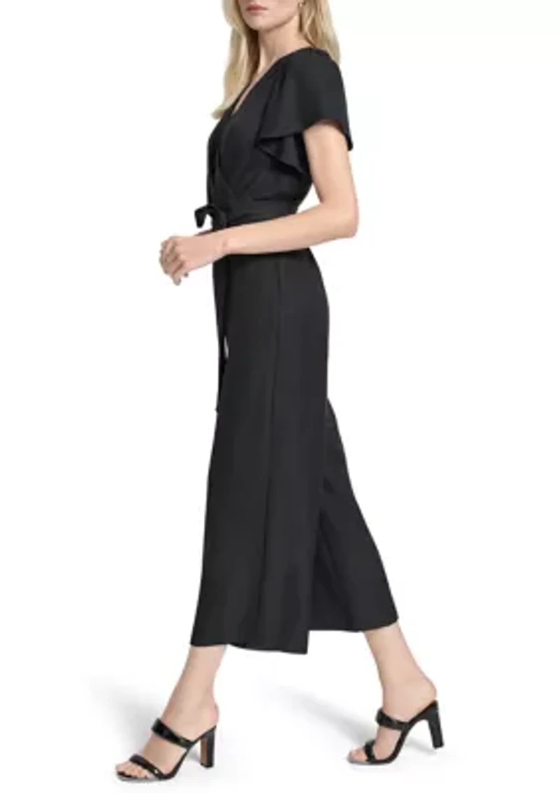 Women's Short Sleeve Jumpsuit