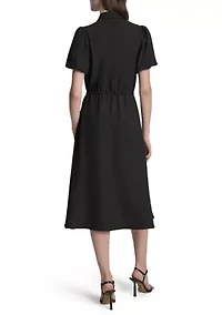 Women's Short Sleeve Shirtdress
