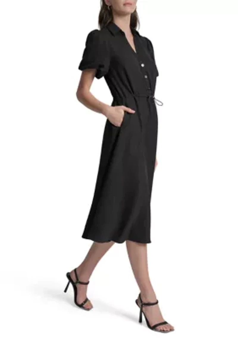 Women's Short Sleeve Shirtdress
