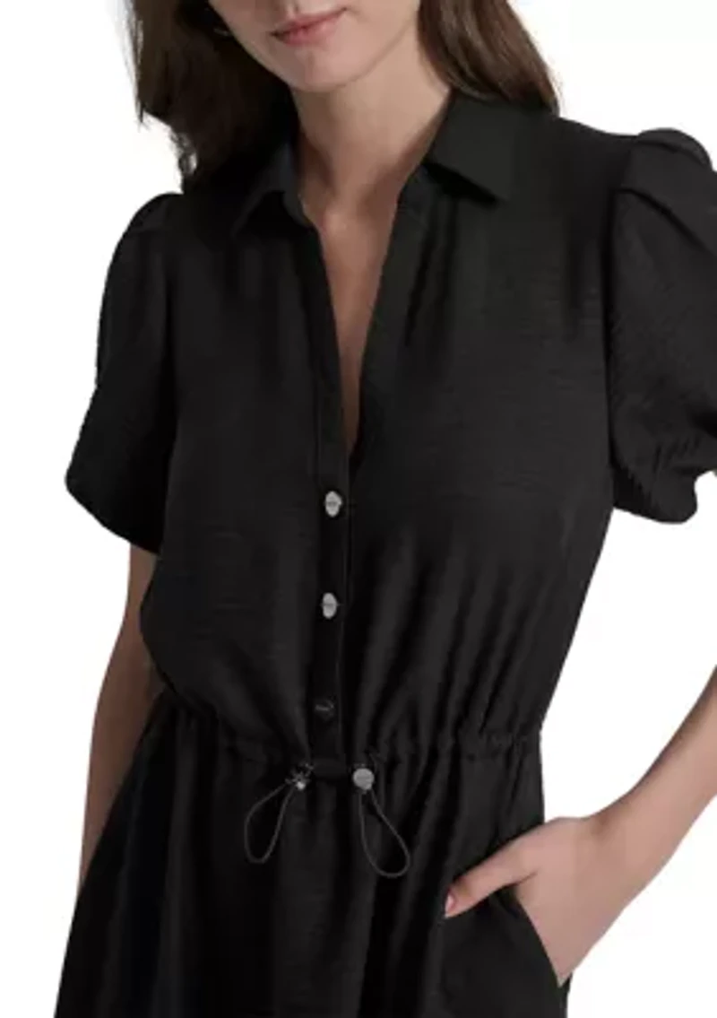 Women's Short Sleeve Shirtdress