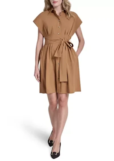 Women's Short Sleeve Shirtdress