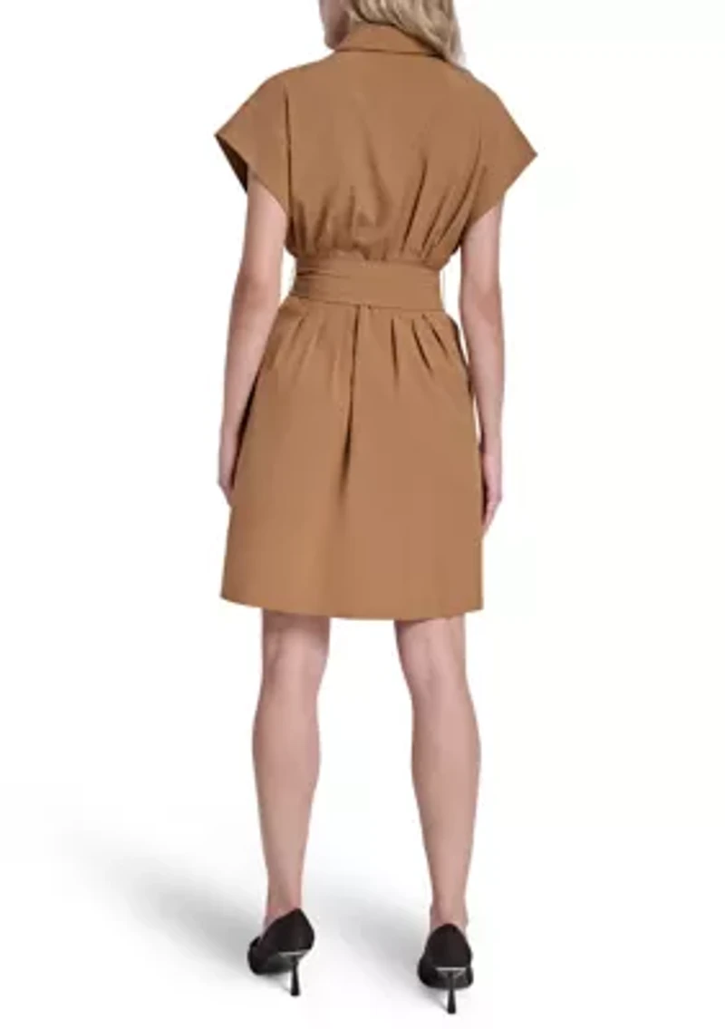 Women's Short Sleeve Shirtdress